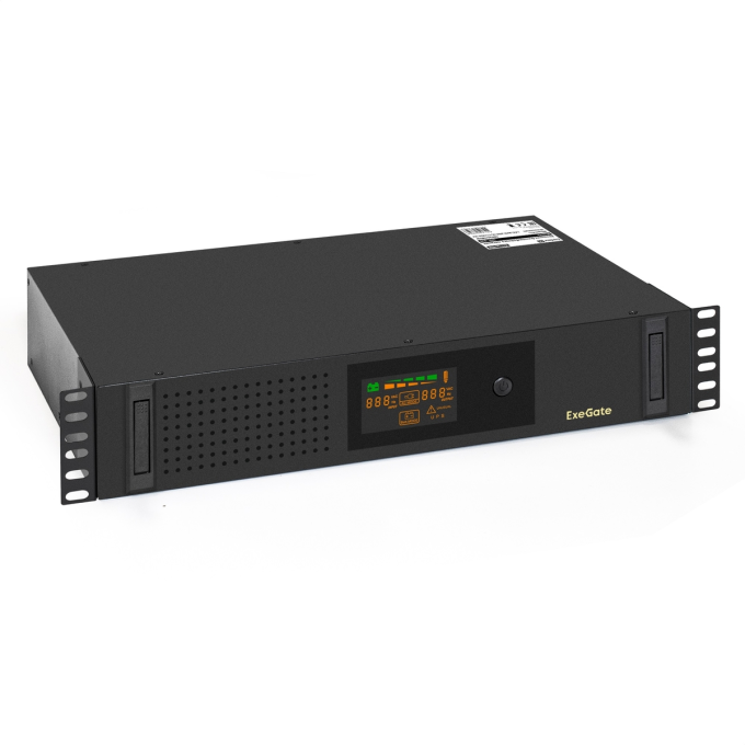 ИБП EXEGATE SERVERRM UNL-850.LCD.AVR.2SH.3C13.USB.2U EX297737RUS