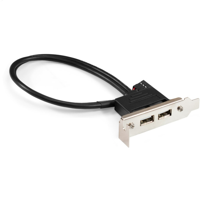 Планка портов в корпус 2xUSB2,0 EXEGATE BrctUSB2-2A-LP EX298293RUS